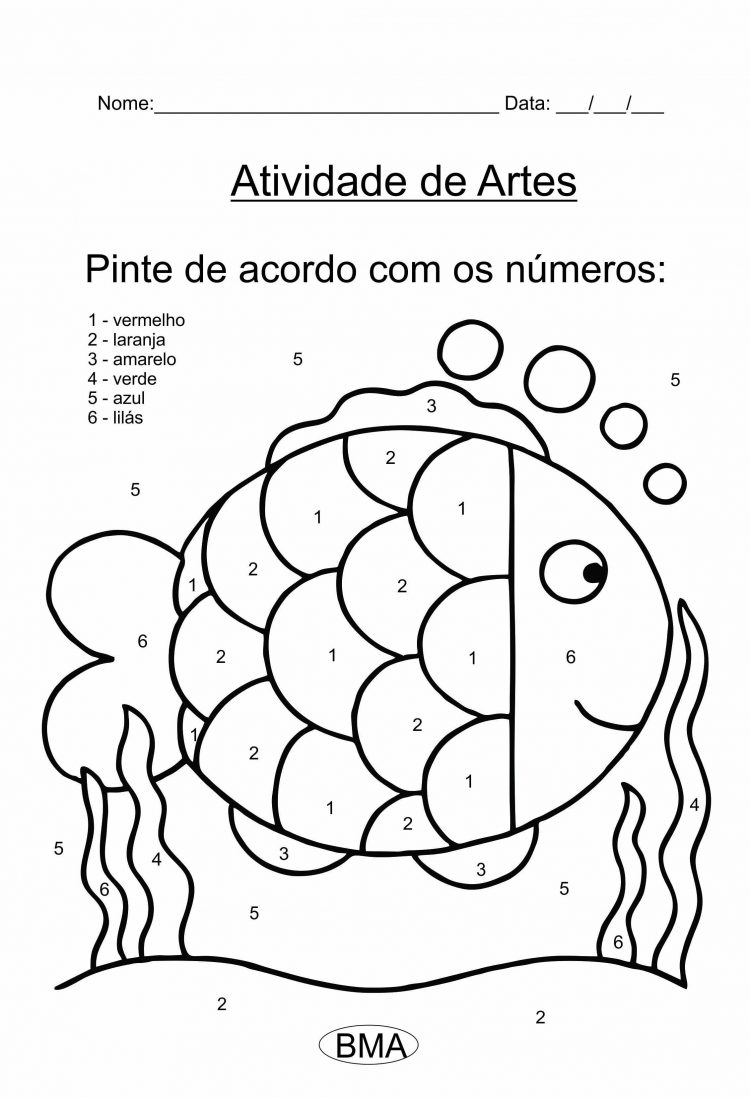 Atividades de artes para educação infantil - BMA