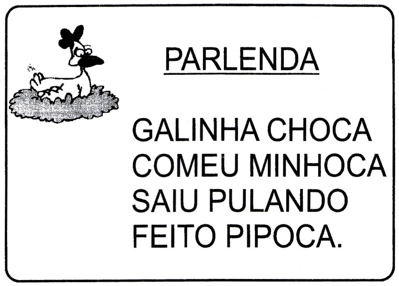 Parlenda galinha