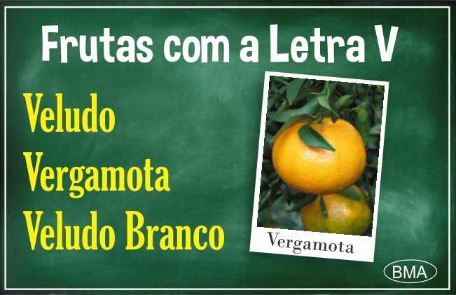 fruta com v