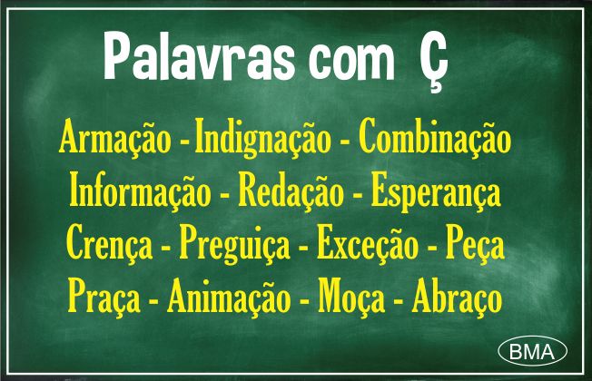 Palavras com ç