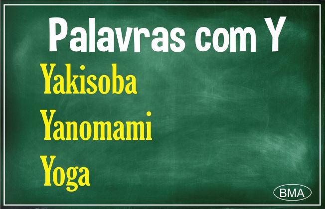 palavras com Y