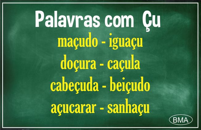 Palavras com Çu