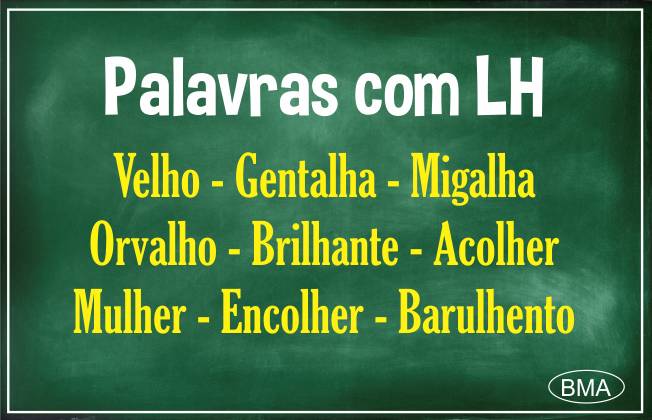 Palavras com LH