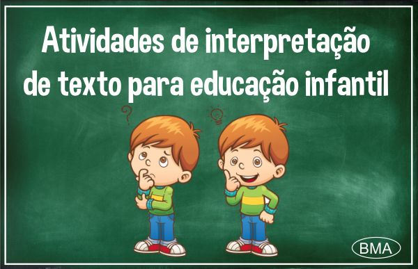 Atividades de interpretação de texto