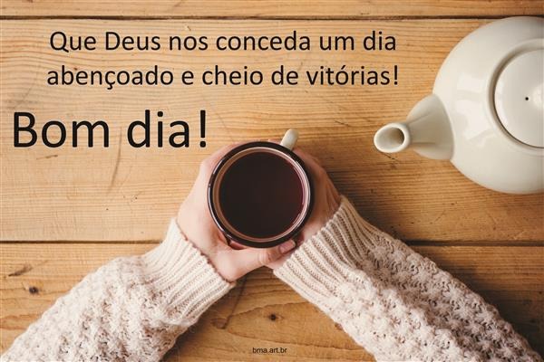 bom dia com café