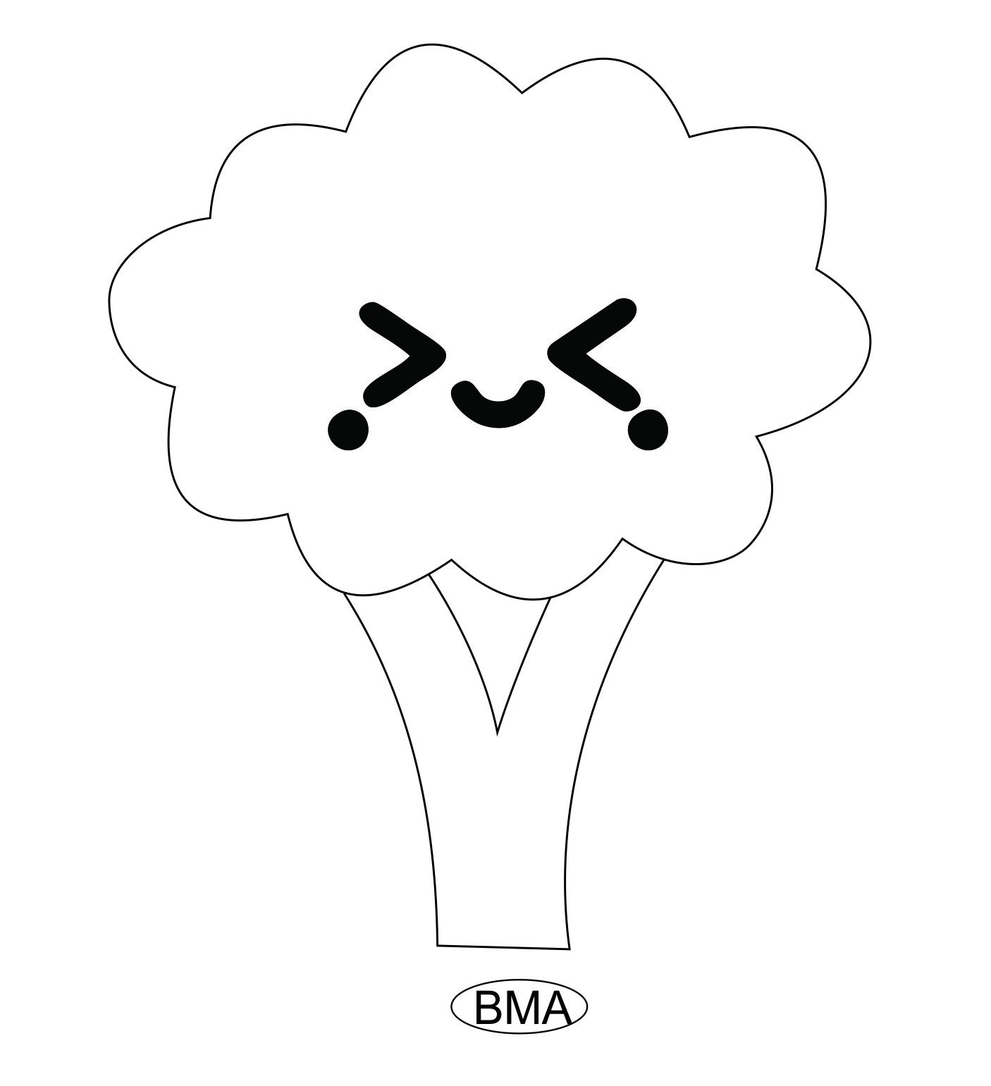 Desenhos Kawaii para colorir e desenhar - BMA