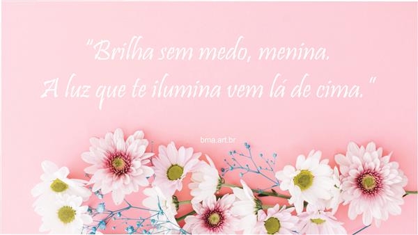 Frases para fotos do Facebook menina