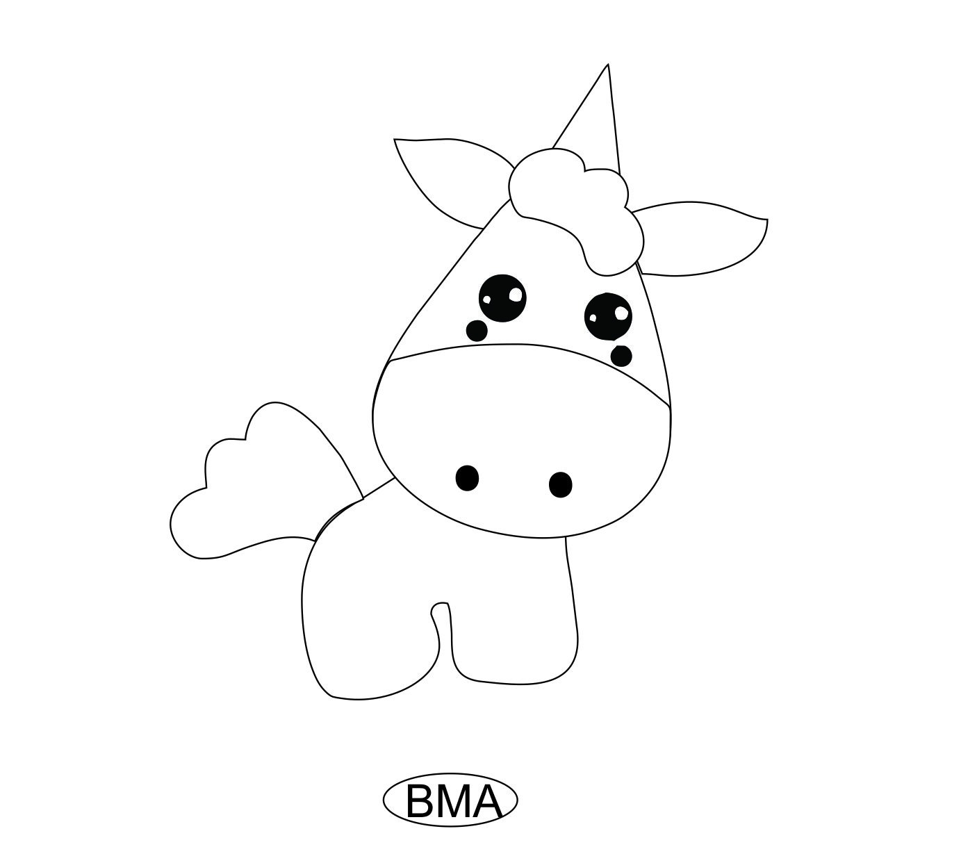 Desenhos Kawaii para colorir e desenhar - BMA