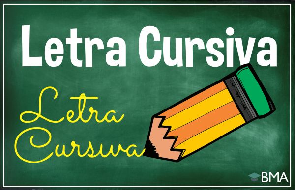 letras cursivas