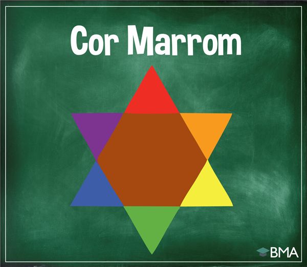 cor marrom