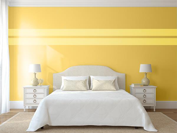 cor de quarto amarelo